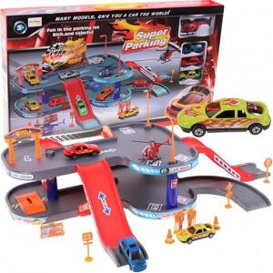 QQ Show Kids Plastic Racing Car Railway Slot ألعاب سهلة البناء DIY لعبة مسار السيارة للأطفال الأولاد الفتيات قطار مجموعة (Multi_pack of 1)