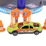 QQ Show Kids Plastic Racing Car Railway Slot ألعاب سهلة البناء DIY لعبة مسار السيارة للأطفال الأولاد الفتيات قطار مجموعة (Multi_pack of 1)